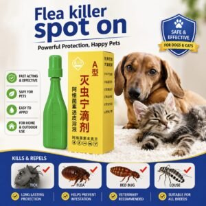 Spot On Anti Flea Treatment Flea Killer For Dogs And Cats